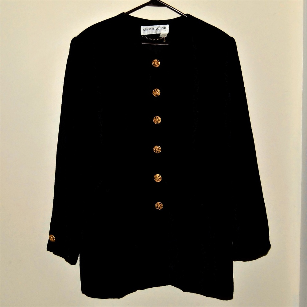 Liz Claiborne Jacket Crushed Velvet